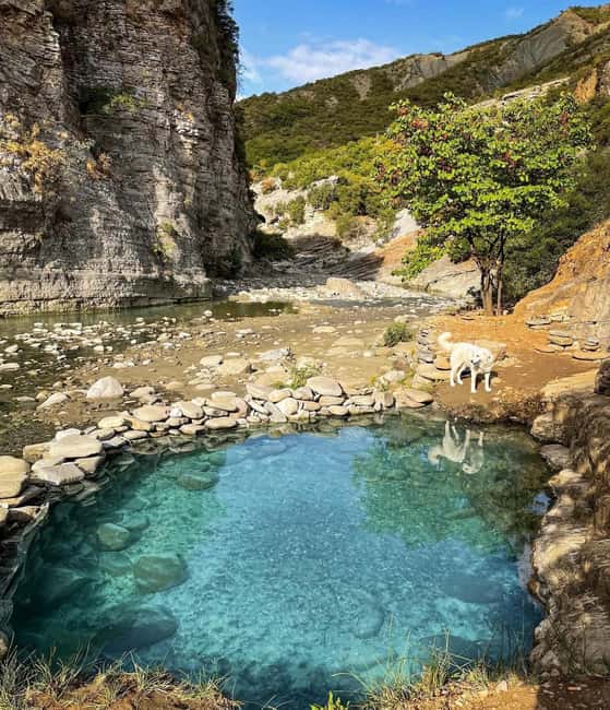 A Day in Permet: Swim in Thermal Baths and Langarica Canyon - Walking through Langarica Canyon