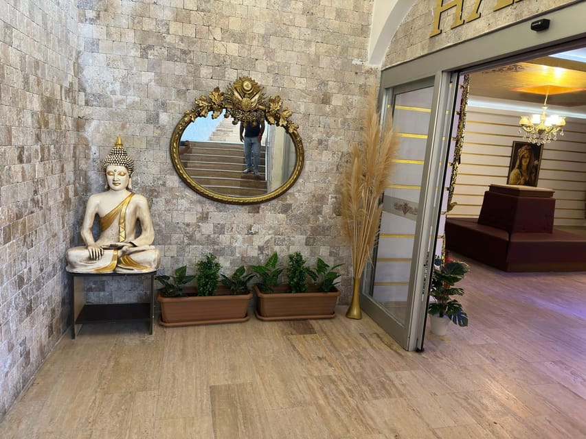 Alanya: Turkish Bath with Foam and Aromatherapy Massages - Hotel transfer or your own way there