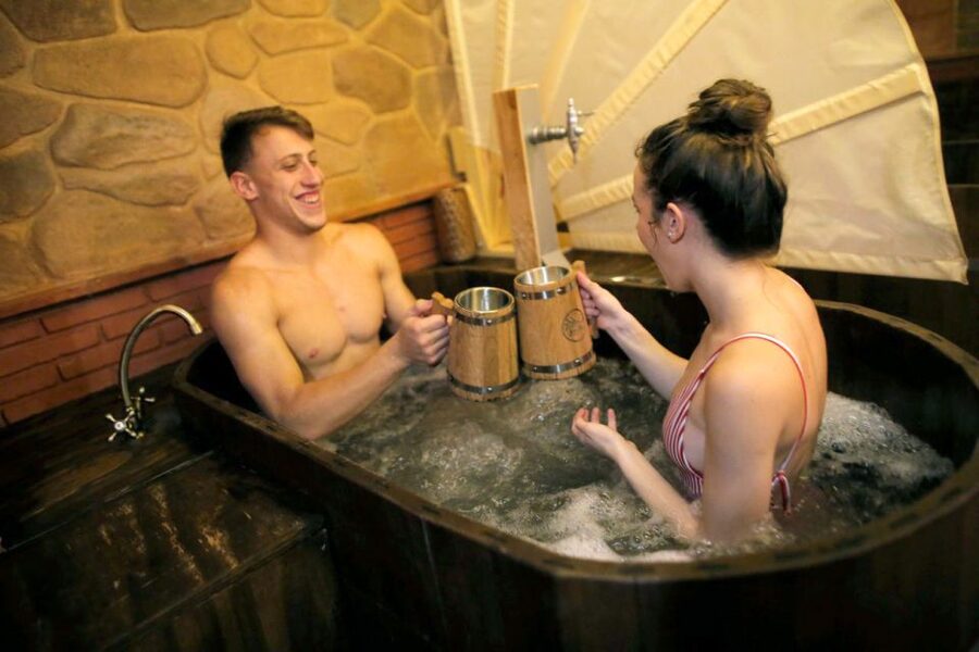 Alicante: Beer Spa Experience with Tastings and Snacks - The warm beer jacuzzi sets the tone