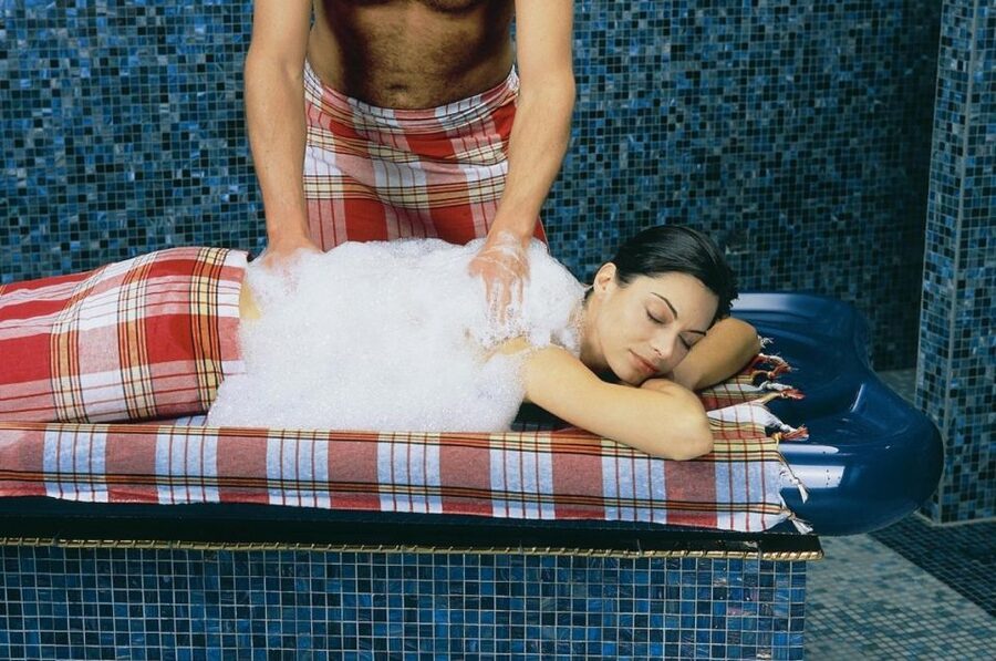 Antalya: Hammam Turkish Bath Expereince with Transfer Option - The heated marble slab and full-body peeling