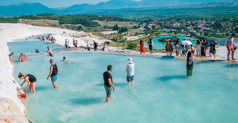 Antalya: Pamukkale Hot Springs & Hierapolis Small Group Tour - The drive through Denizli Province