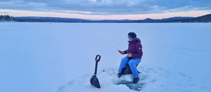 Arctic Tent Sauna Experience with Ice Swimming - The ice hole: thrilling, brief, and not for everyone