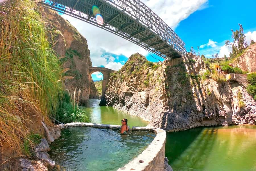 Arequipa: 1-Day Colca Canyon + Thermal Baths Tour - Salinas and Aguada Blanca adds wildlife to the ride home