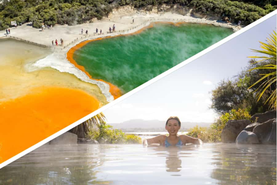 Auckland: Rotorua Highlights inc Wai-O-Tapu & Polynesian Spa - Rotorua’s city sights before the thermal park