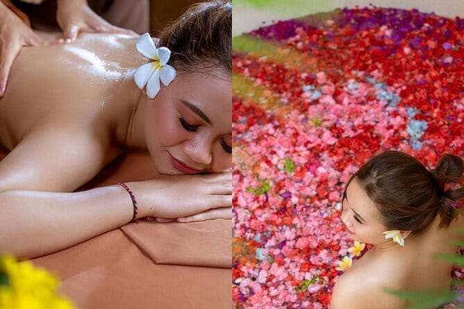 Bali Kuta Luxury Spa Massage Scrub Flowerbath 2 Hour treatment - The body scrub and yogurt moisturizer