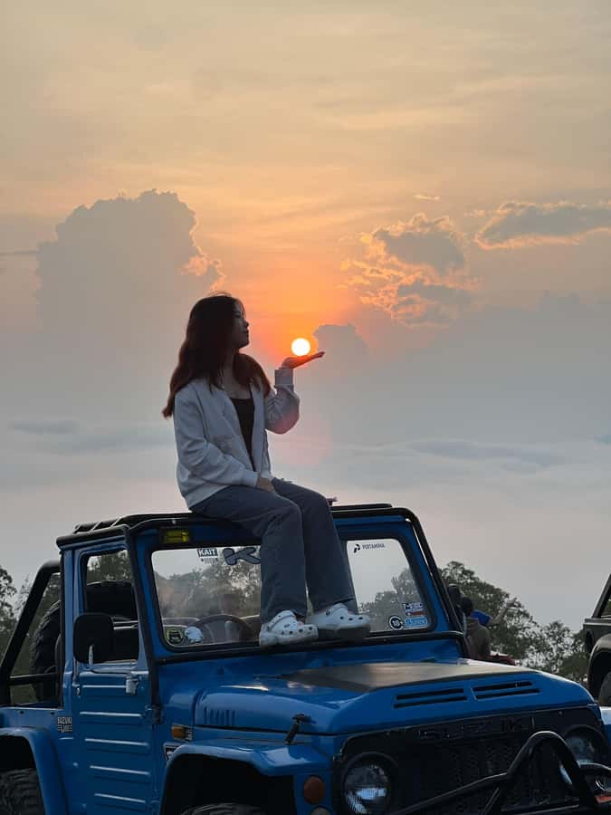 Bali: Mount batur jeep sunrise & natural hot springs - Pickup, drop-off, and timing