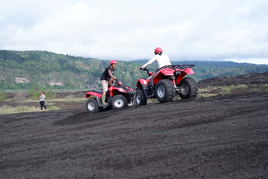 Bali: Mount Batur Quad Bike Tour and Natural Hot Springs - How to prepare for the black dust and rough track