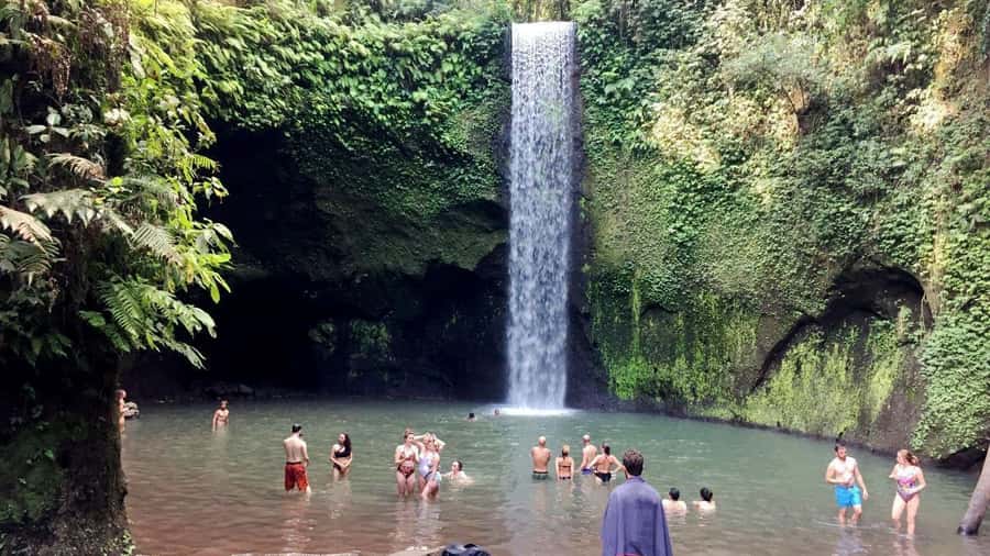 Bali: Trunyan Cemetery, Hot Springs, and Penglipuran Village - Tibumana Waterfall closes the day on a softer note