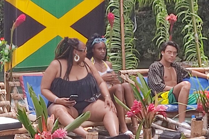 Bamboo Rafting Adventure with Limestone Massage from Montego Bay - Music, drinks, food, and the river atmosphere