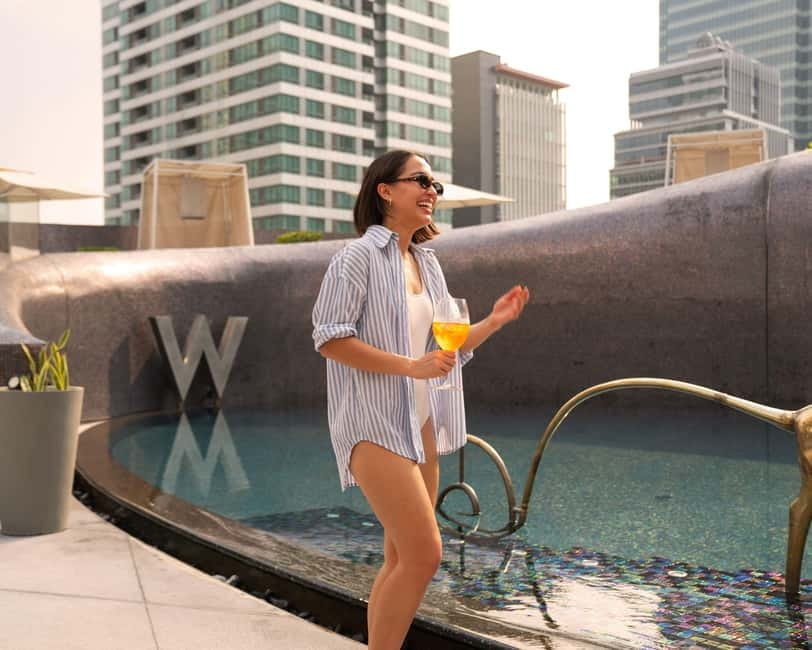 Bangkok: W Hotel Pool & Gym Experience - The spa and 60-minute massage