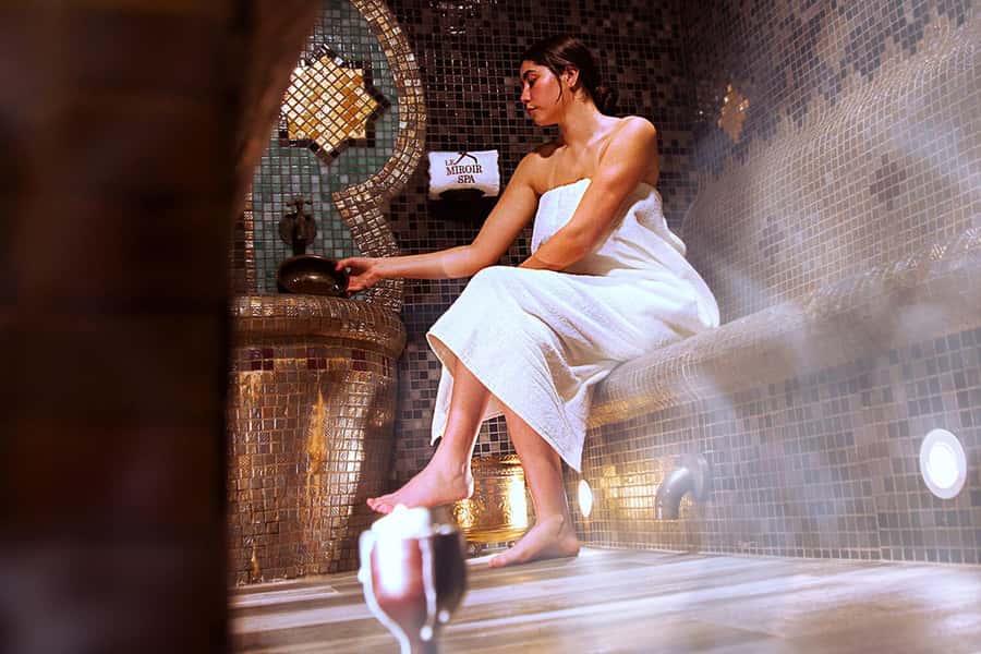 Best Traditional Moroccan Hammam Spa Experience - Black soap, eucalyptus, and argan oil