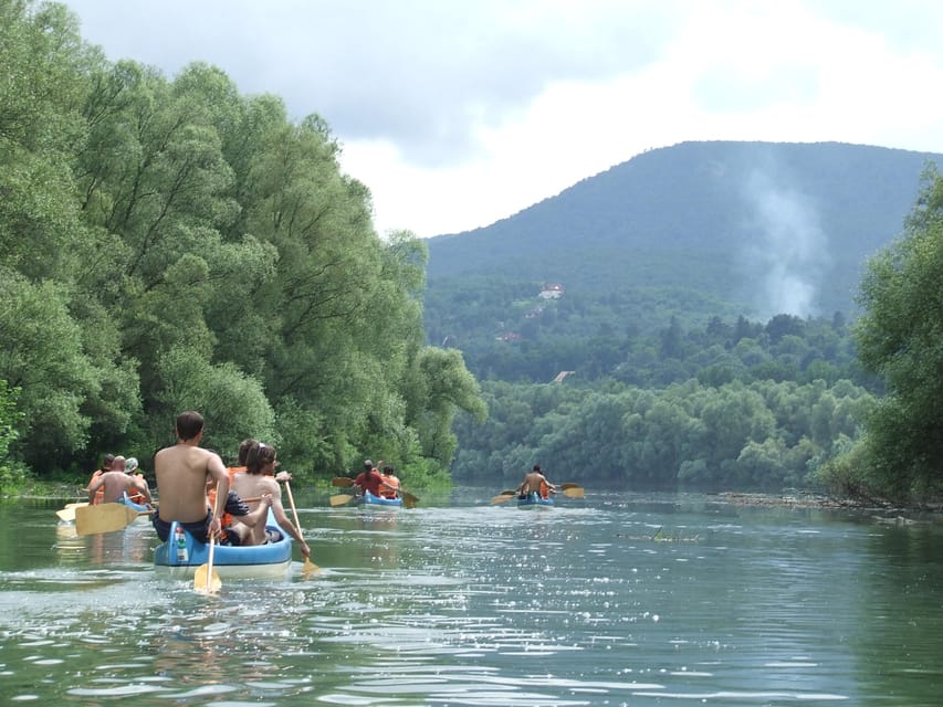 Budapest: Canoeing the Danube w or wo Sauna or Danube Beach - Setting off in stable canoes