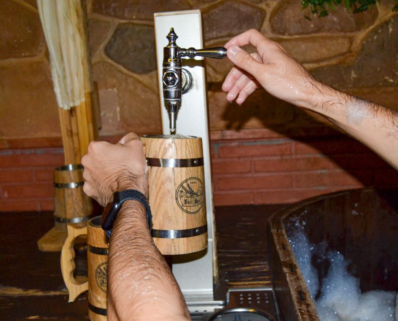 Cadiz: Beer Spa Entry Ticket with Beer and Local Snacks - The beer sauna changes the pace