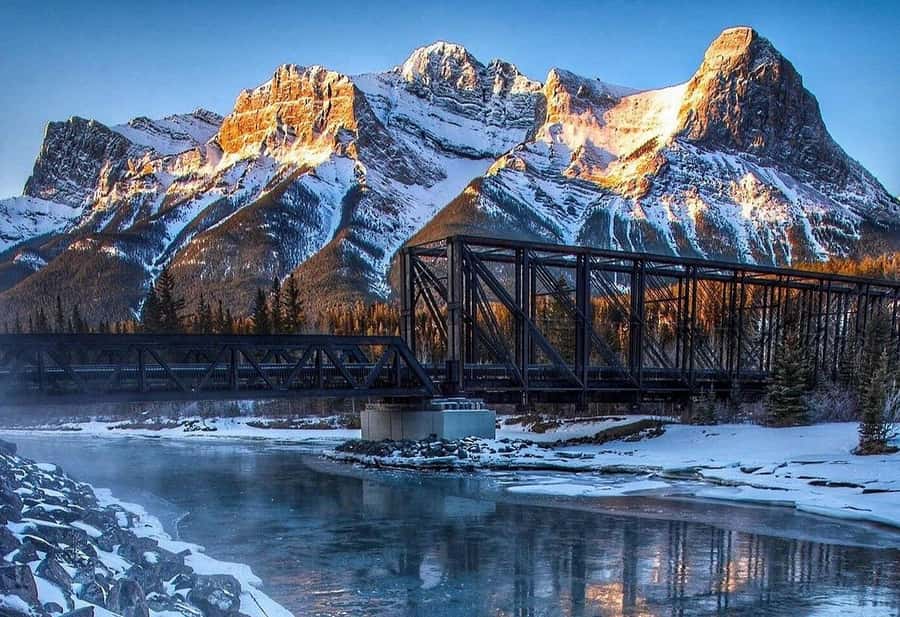 Calgary: Radium Hot Springs & Marble Canyon Day Trip - From Calgary pickup to the mountain roads