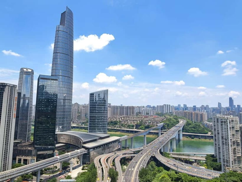 Chongqing: Active Wellness, Monorail, and Hidden Gems Tour - Cliffside paths above Chongqing’s stacked streets