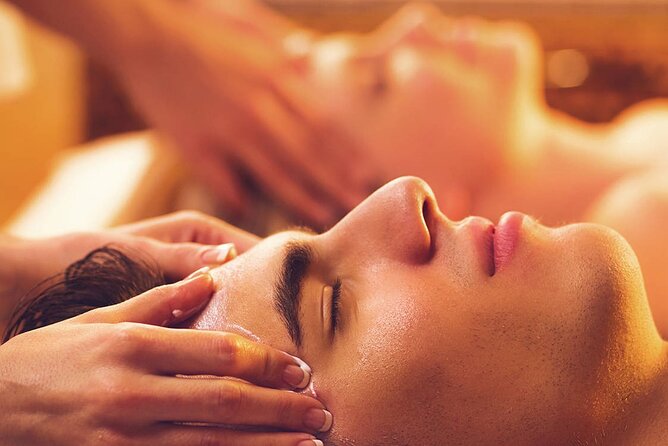 Cleopatra's Deluxe Spa Treatment with Massage, Sauna, and Jacuzzi - Foam wash, loofah, and the clean feeling afterward