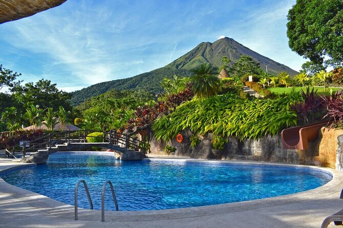 Combo Arenal : Suspension Bridges + Hot Springs + Fortune Falls - La Fortuna Waterfall and its 70-meter drop