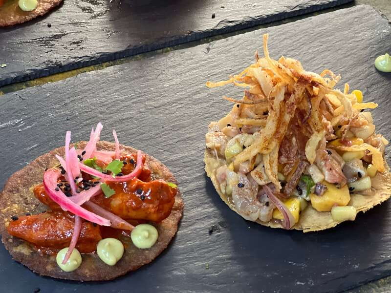 Costa Maya:Tacos,Tostadas & margaritas Tasting + massage - Tacos, tostadas, and a tour of Mexico by flavor