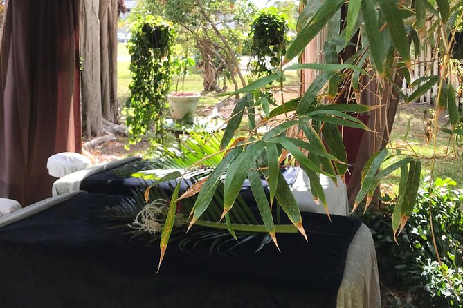 Couples Outdoor Bamboo Garden Massage or Ultimate Candlelight Signature Massage - A couples massage with two very different moods