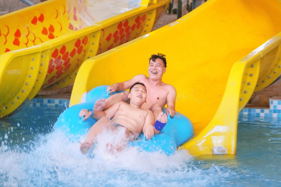 Da Nang: Mikazuki Water Park 365 with Onsen E-Ticket - What your day at Mikazuki Water Park 365 looks like