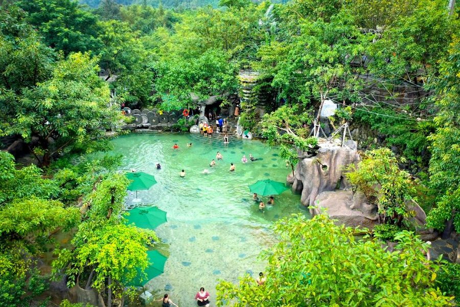 Da Nang: Than Tai Hot Spring Park E-Ticket - Start with the hot mineral pools