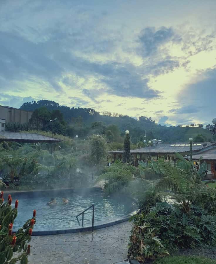 El Otoño Hot Springs Trip - Food, chorizo, and time between swims