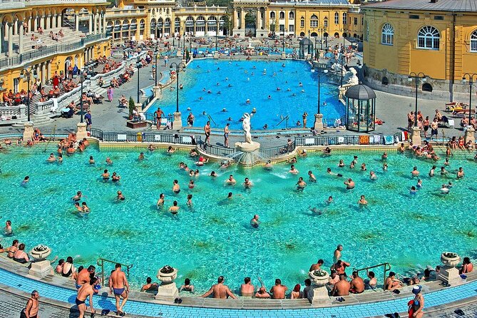 Entrance to Szechenyi Spa in Budapest - Who will enjoy Szechenyi most?