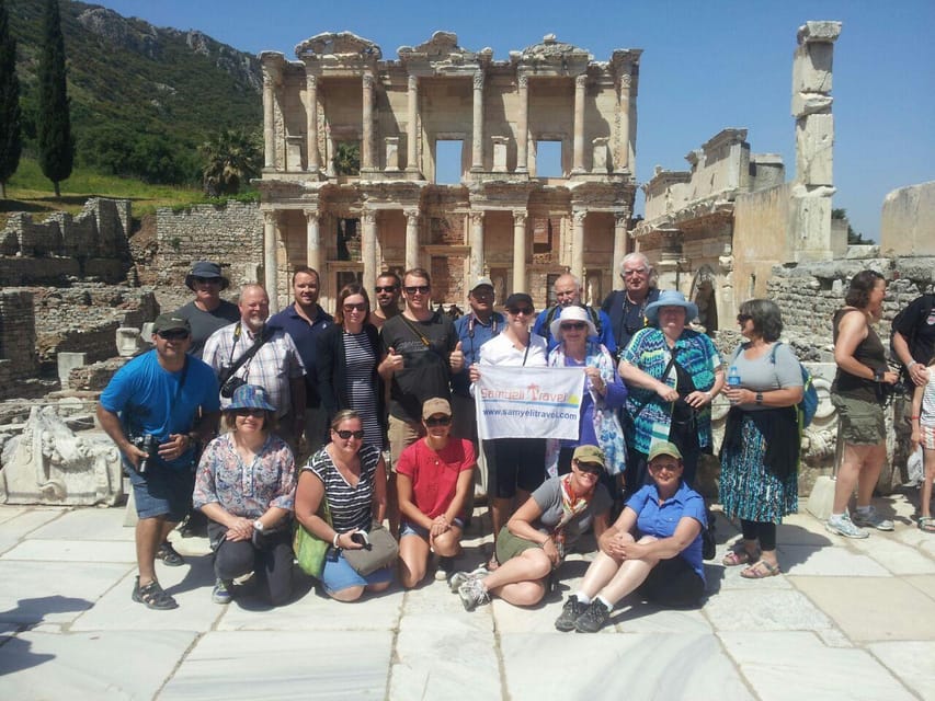 Ephesus Private Tour Lunch from Kusadasi. Turkish Bath opt - From Kusadasi port to the ancient streets of Ephesus