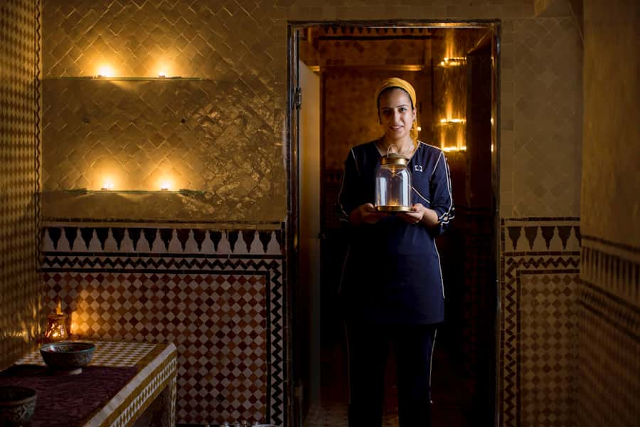 Fes: Traditional Hammam Massage in a Luxury Palace - What the two-hour visit includes