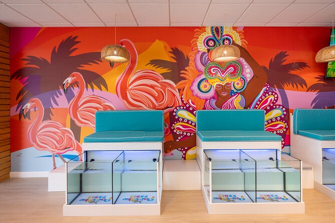 Fish, Fun & Feet – Caribbean’s Largest Fish Spa Experience! - The Health Check and Foot Rinse