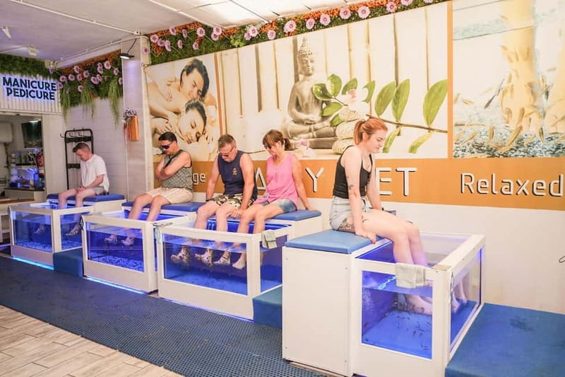 Fish Spa Experience Playa Fañabe - What happens during the 20-minute fish spa