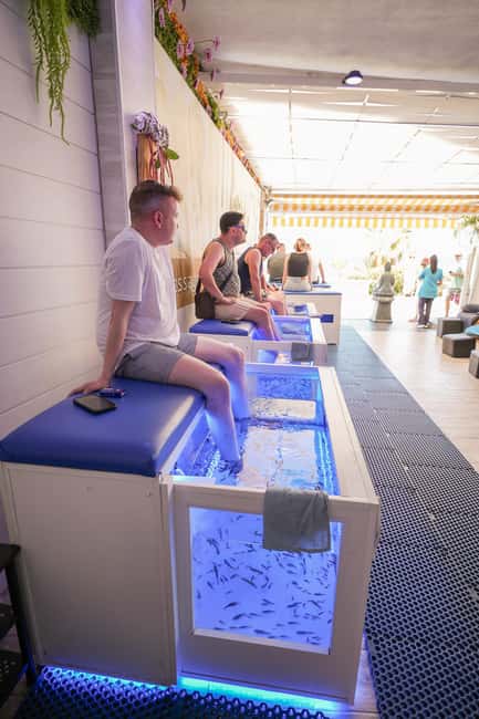 Foot care experience and Fish Spa Playa Fañabé - A Three-Part Treat for Tired Feet