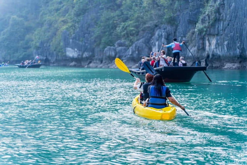 From Ha Long: Luxury Symphony Day Cruise with 2 Jacuzzi Pool - Luon Cave is the optional extra