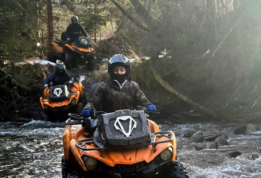 From Krakow: ATV/Snowmobile Ride, Shooting & Hot Springs - What the $123 price really covers