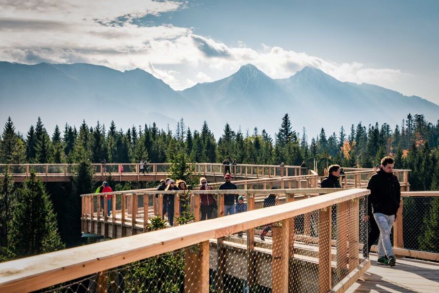 From Krakow: Slovakia Treetop Walk, Zakopane & Thermal Spa - Zakopane, Krupowki Street, and a short mountain-town stop