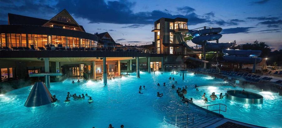 From Kraków: Thermal Baths Evening or Morning Experience - Pools, slides, and places to rest