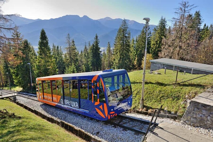 From Krakow: Zakopane & Hot Springs Day Tour - Reaching Zakopane by funicular