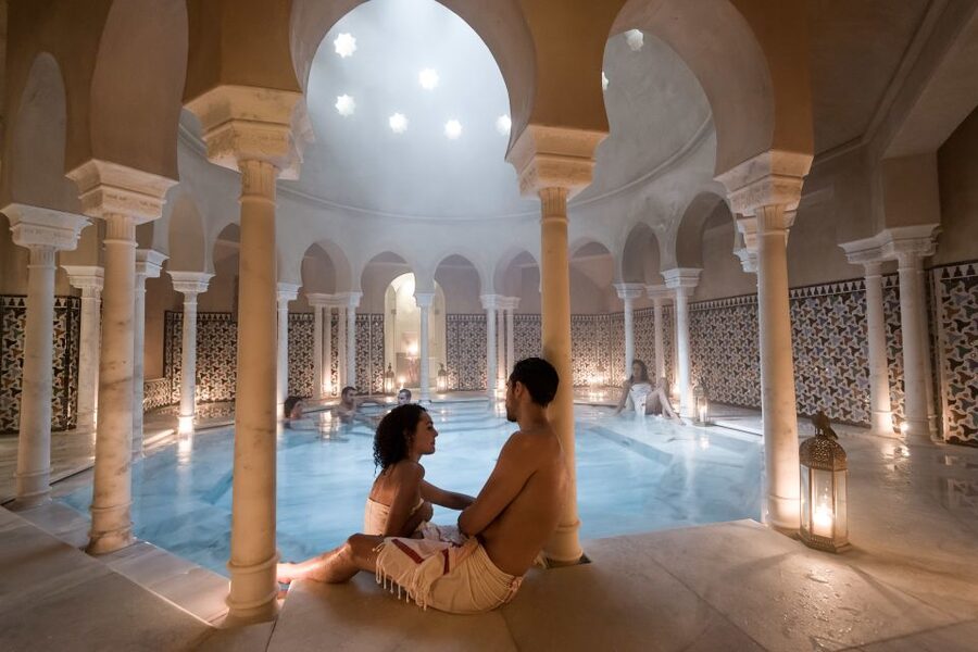 From Malaga: Hammam Bath, Kessa and Relaxing Massage Tour - Mint tea and the quiet relaxation room