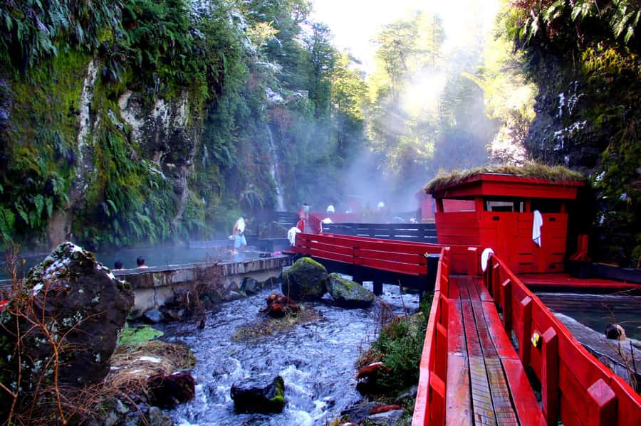 From Pucón: Geometric Hot Springs - Three hours in the thermal pools