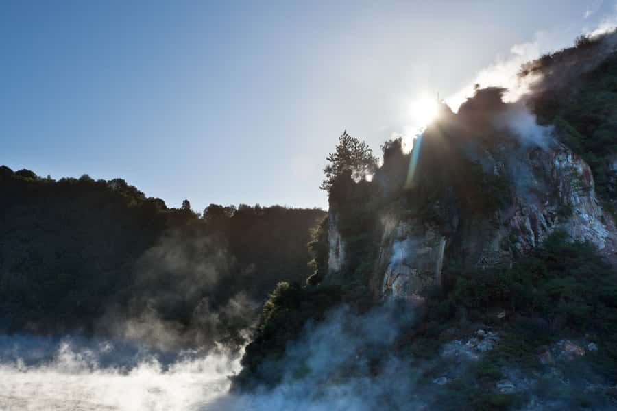 From Rotorua: Wai O Tapu & Waimangu Eco Thermal Morning Tour - Wai-O-Tapu and its boiling mud