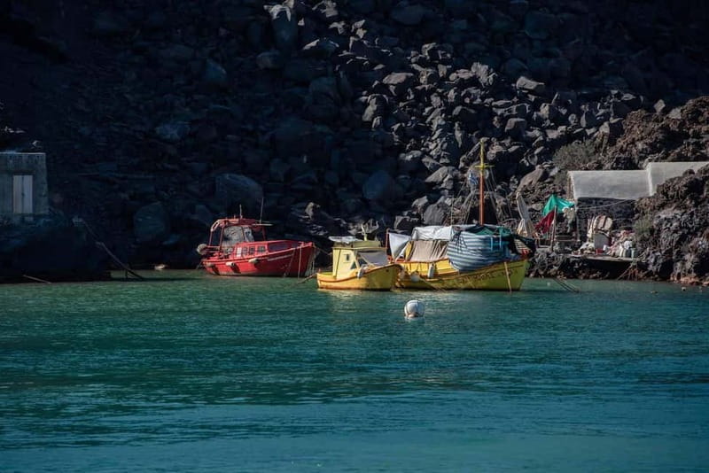 From Thera: Thirasia Cruise w/ Volcano Hike and Hot Springs - What the $58 price really covers