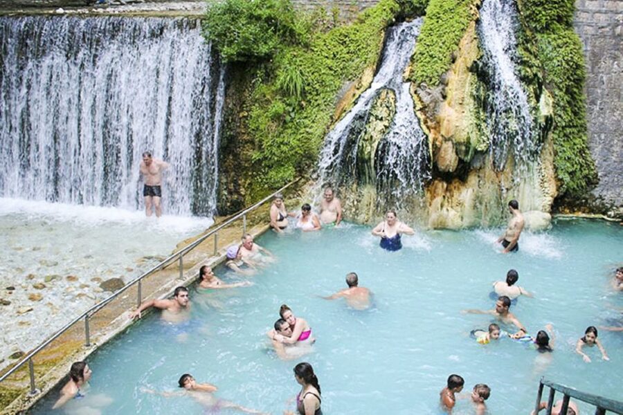 From Thessaloniki: Pozar Thermal Springs and Edessa - Leaving Thessaloniki in a private van