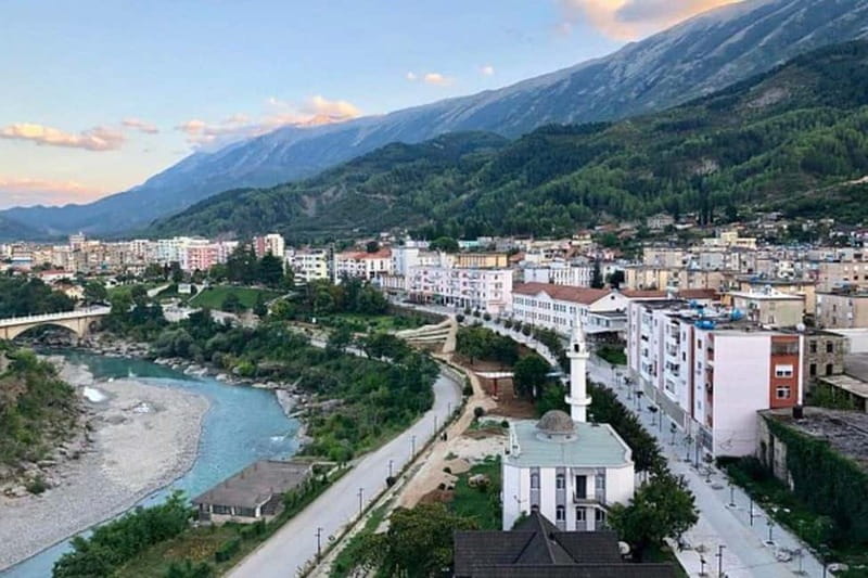 From Tirana/Durres/Golem:Permet, Canyon & Thermal Baths. - Permet Canyon brings cliffs and clear water