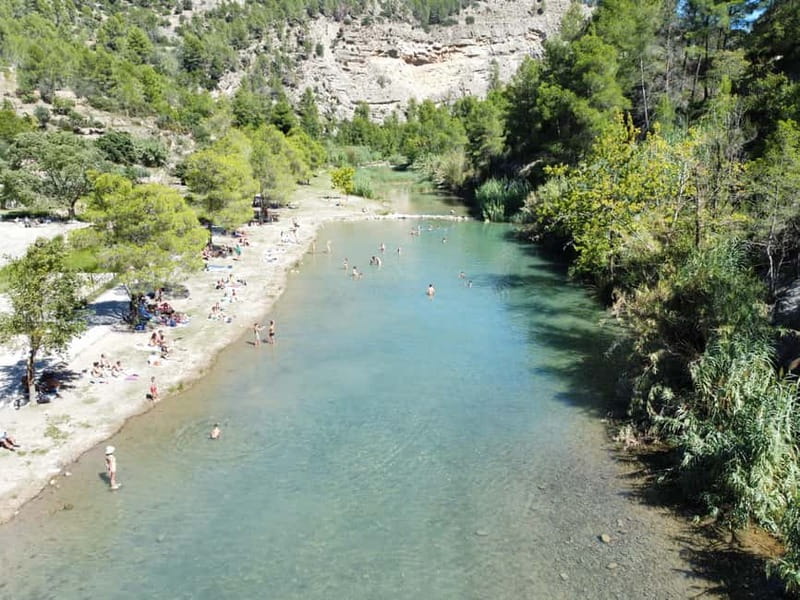 From Valencia: Hot Springs + Waterfalls + Surprise Stop - Navajas and the 60-meter Salto de la Novia
