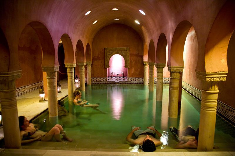 Granada: Alhambra Guided Tour and Arabian Bath and Massage - The Nasrid Palaces, about one hour