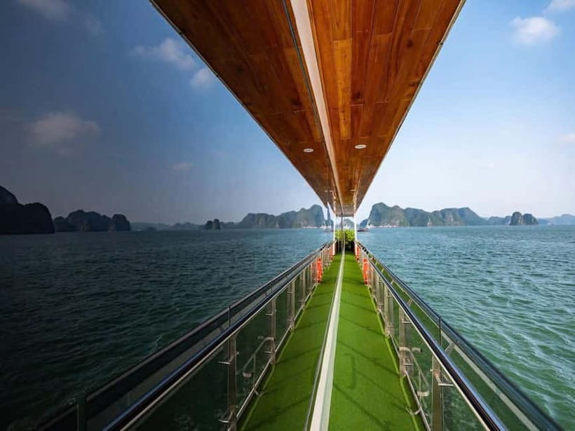Ha Long Bay Cruise w/ Jacuzzi, Kayak & Limo from Hanoi - What happened to Monkey Island and the fishing village?
