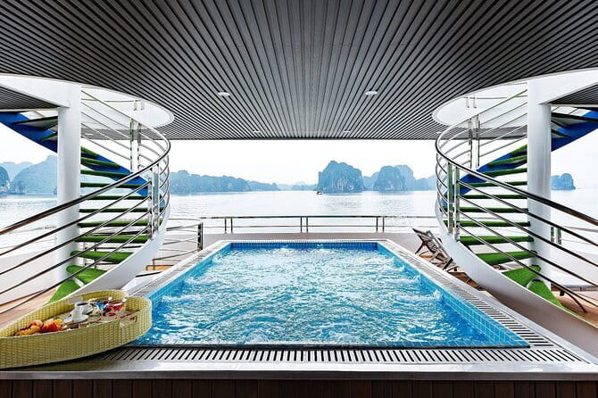 Halong Bay Day Tour Luxury Cruise With Jacuzzi and Buffet Lunch - Sung Sot Cave, one of Halong Bay’s major stops