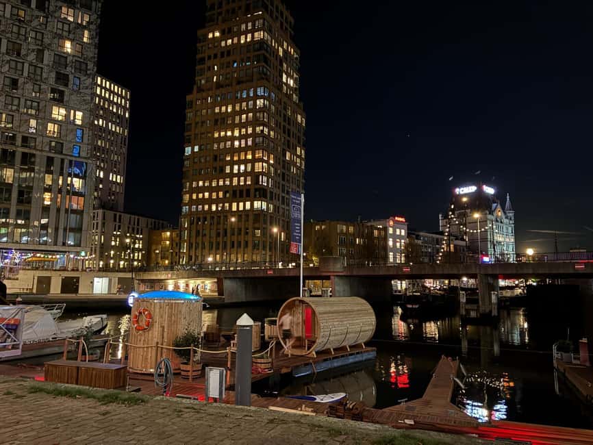 Harbour Wellness Entry Ticket - A floating sauna in the heart of Rotterdam