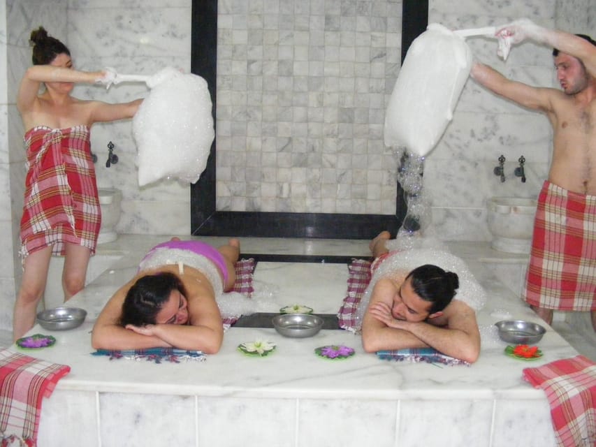 Icmeler VIP Turkish Bath, W/Oil Massage, Free, Hotel Service - The kese scrub on the göbektaşı