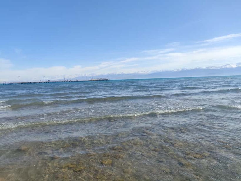 Issyk Kul Adventure: Lake Swim, Hot Springs & Ruh Ordo Tour - Seeing Issyk Kul from the water